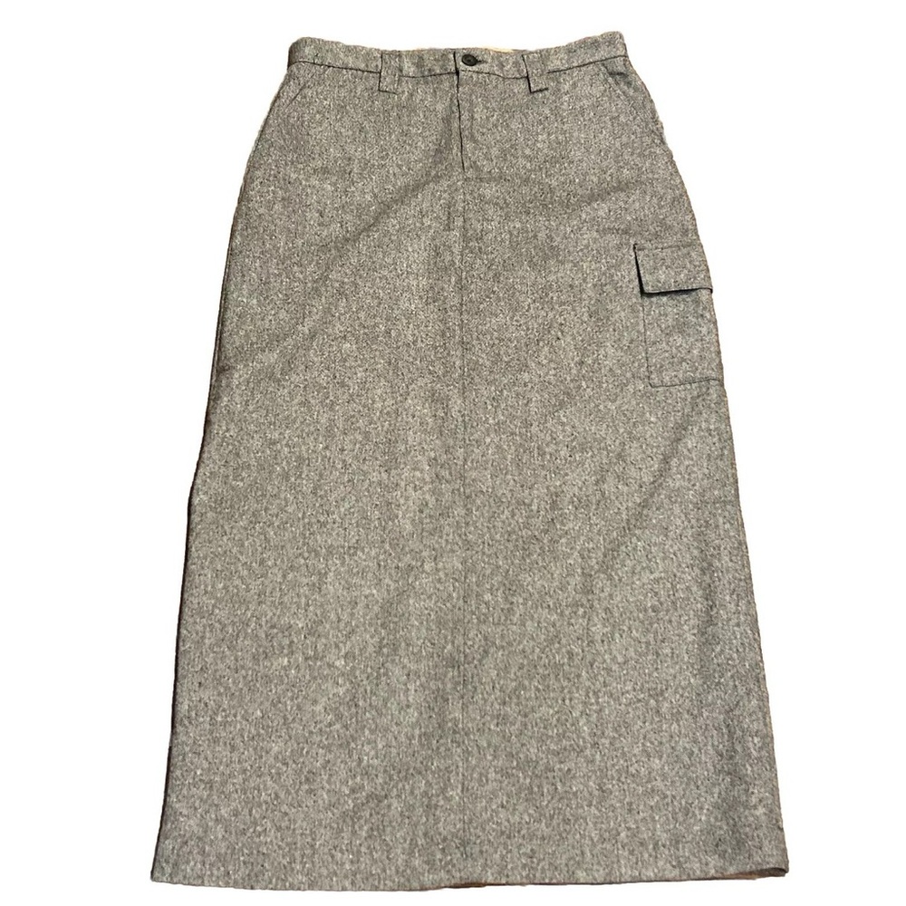 GAP | Long Tweed Skirt With Slit